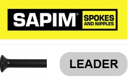 SAPIM LEADER 284 mm, schwarz, gerade