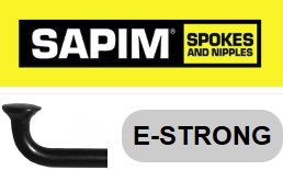 SAPIM E-STRONG 13G /  310 mm, 2,6 auf 2,3 mm, schwarz,