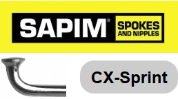 SAPIM  CX-SPRINT Speiche 266 mm, silber