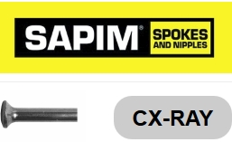 SAPIM  CX-Ray 196 mm, silber, gerade