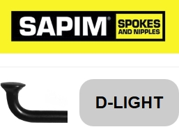 SAPIM D-LIGHT 234 mm, schwarz