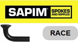 SAPIM RACE 240 mm, OHNE Gewinde, schwarz, ROHLOFF Spezifikation,
