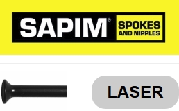SAPIM LASER 309 mm, schwarz, gerade